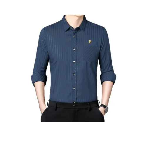 PIERRE CARDIN Рубашка Мужская Темно-синяя