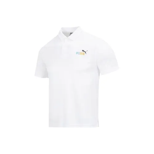 PUMA Белая Мужская Поло