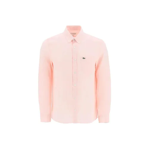 LACOSTE Collaboration Розовые Мужские Рубашки