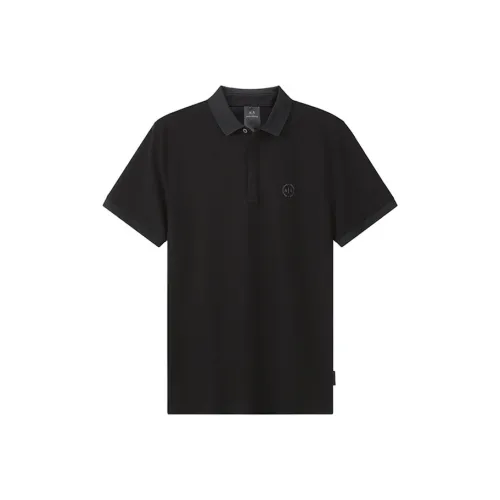 ARMANI EXCHANGEAE FW22 Поло Мужское Черное