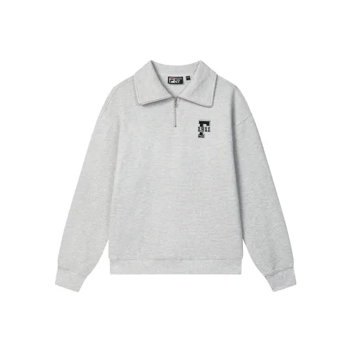 FILA ORIGINALE Moonlit Фотиния Серый Мужской Свитшот