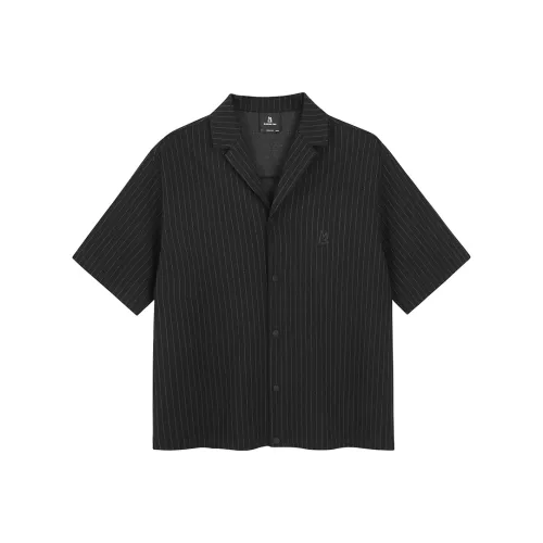 Magn Lens Черные Мужские Рубашки