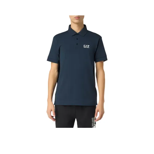 EMPORIO ARMANI EA7 Поло Мужское Синее