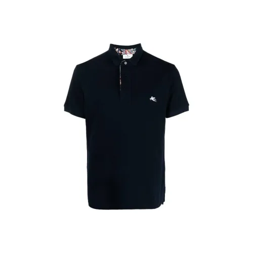 ETRO Midnight Blue Мужская Поло