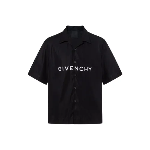 GIVENCHY Мужские черные рубашки