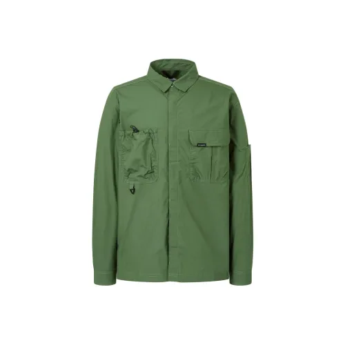 Columbia Рубашка Мужская Армейская Зеленая