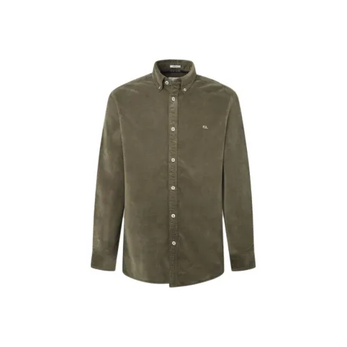 Pepe Jeans лиственный зеленый Мужская рубашка