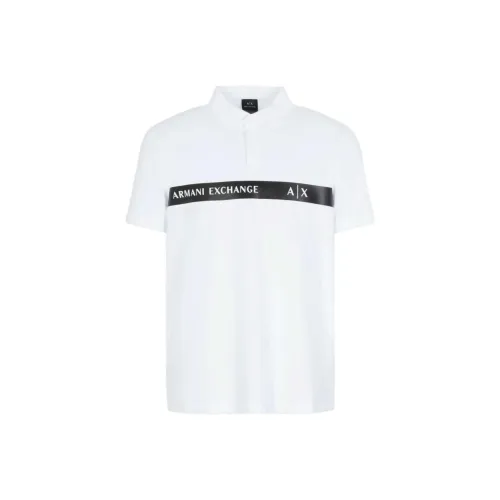 ARMANI EXCHANGEAE Мужское Поло Белое