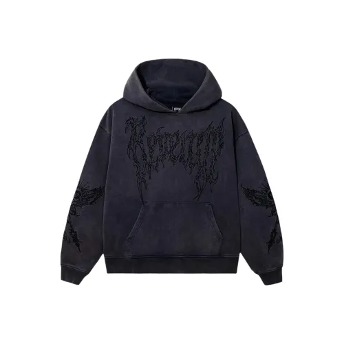 Revenge SS24 Свитшот Унисекс Выстиранный Черный