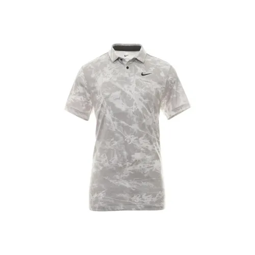 Nike Белый Золото Мужская Поло