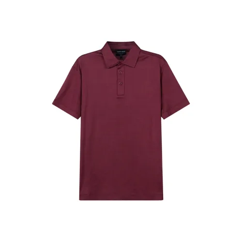 GIORGIO ARMANI SS22 Поло Мужское Кирпично-красное