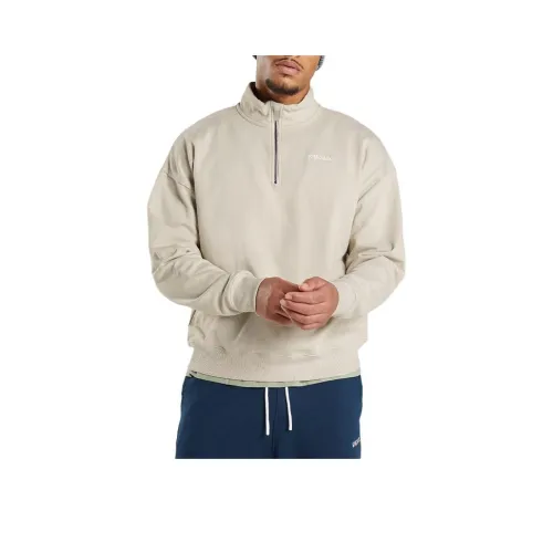 GYMSHARK Rest Day SWEATS 1 4 ZIP Толстовка Мужская Хлопковый Серый