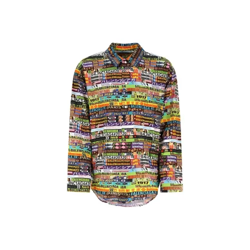 Balenciaga SS22 Рубашка Мужская Многоцветная