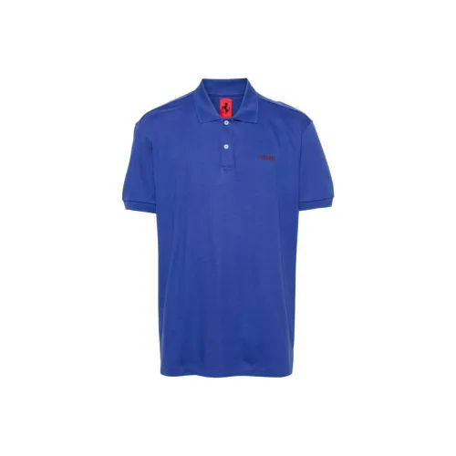 Ferrari Синий Мужское Поло