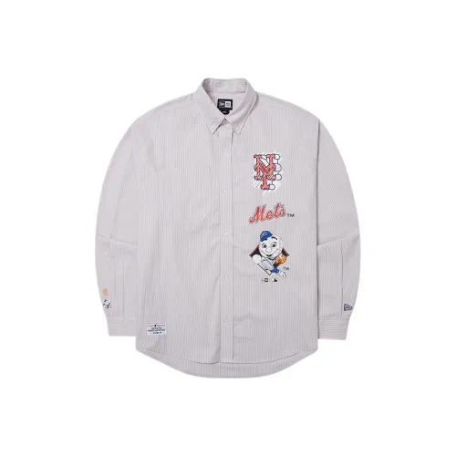 New Era x MLB College Renewal Series SS24 New York Mets Рубашка Унисекс Хаки