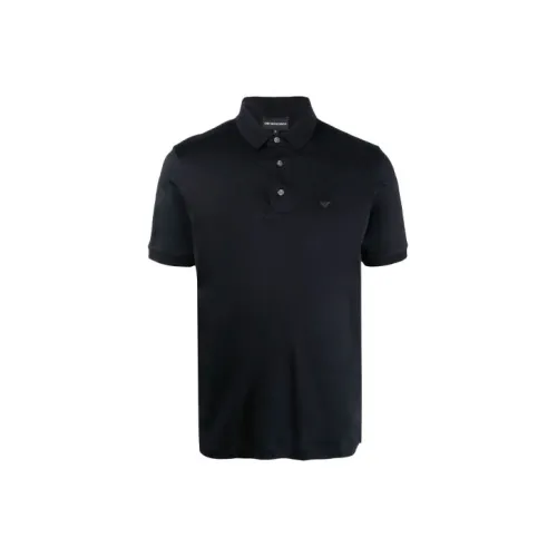 EMPORIO ARMANI SS22 Поло Мужское Синее