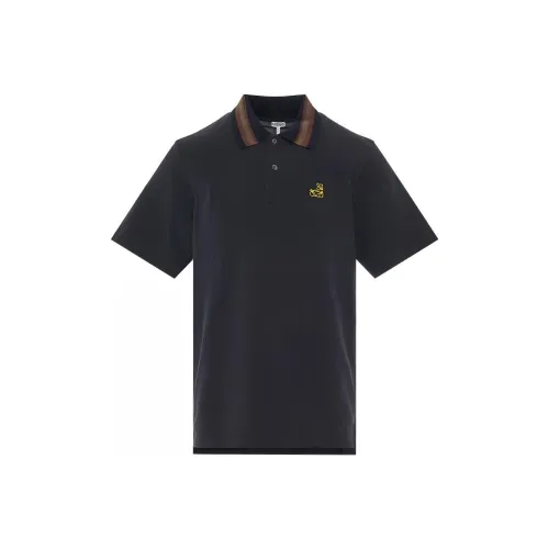 LOEWE Совместное издание Polo для мужчин, морской синий