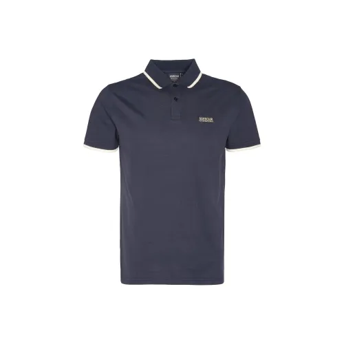 BARBOUR Мужская поло морской синий