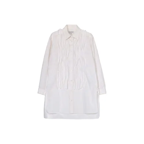 Yohji Yamamoto Белые Мужские Рубашки