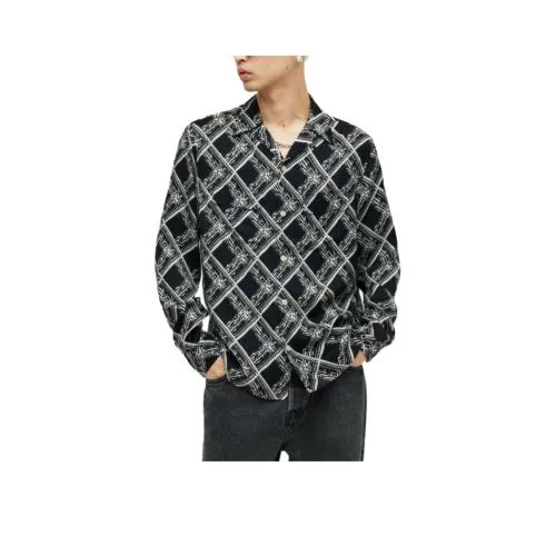 ALLSAINTS Мужские Черные Рубашки