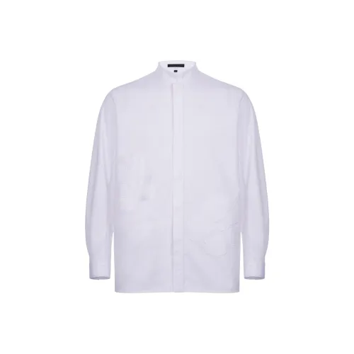 SHIATZY CHEN Белый Мужская Рубашка