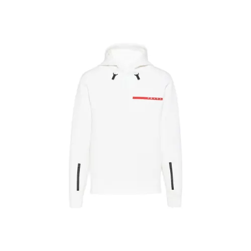 PRADA Белый Мужской Свитшот