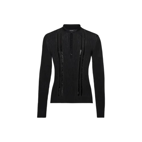 DSQUARED 2 Мужская черная поло
