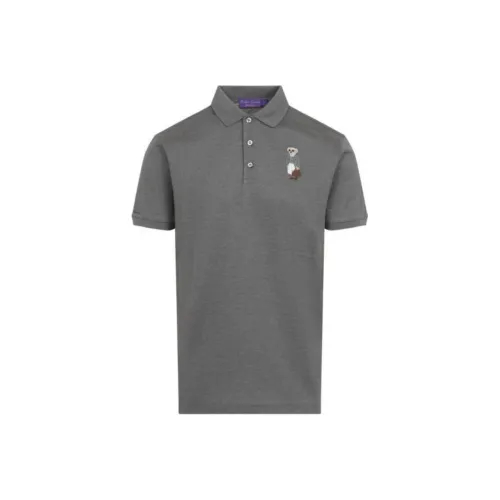 Ralph Lauren Purple Label Поло Мужское Серое