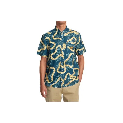 RVCA Duck Blue Мужские Рубашки