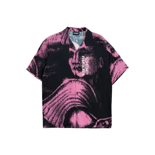 Pleasures Black/Розовый Унисекс Рубашки