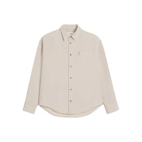 AMIPARIS SS24 Рубашка Унисекс Light Бежевый