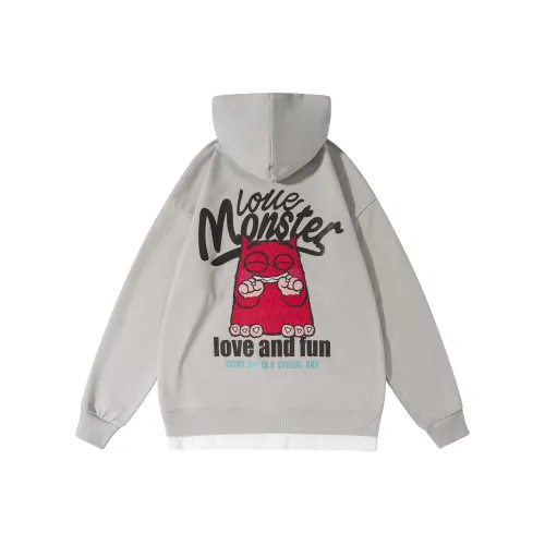 Love Monster Толстовка Унисекс Light Серый
