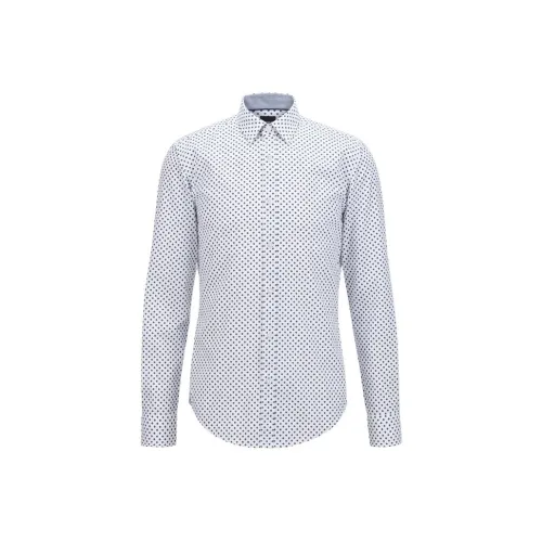 Hugo Boss Рубашка Мужская Светло-Синяя