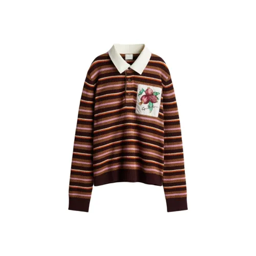 H&M GARCON BY GARCON Collaboration Темно-кофейный Унисекс Поло