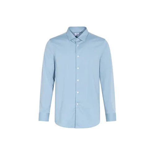 DIDIBOY SS24 Рубашка Мужская Аква Зеленая