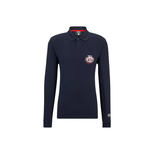 Hugo Boss Поло Мужское Морской Синий