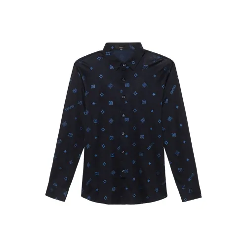 DIDIBOY Смешанный Синий Мужские Рубашки