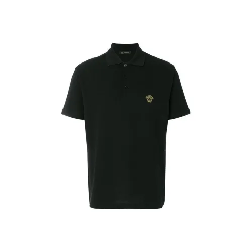 VERSACE Мужская черная поло
