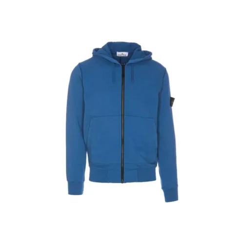 STONE ISLAND Толстовка Мужская Синяя