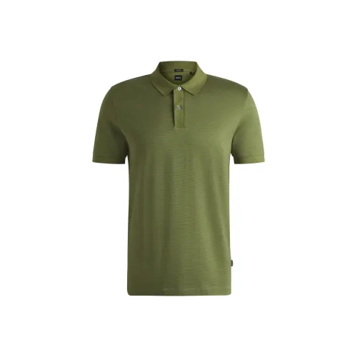 Hugo Boss SS25 Поло Мужское Зеленое