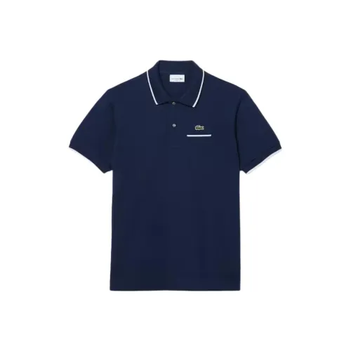 LACOSTE Collaboration Мужская Поло Синие
