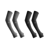 Перчатки без пальцев, упаковка [Черный + Темно-серый]