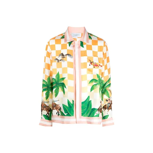 CASABLANCA Orange Мужские Рубашки