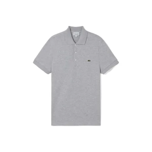 LACOSTE Collaboration Серебристо-серый Мужская Поло