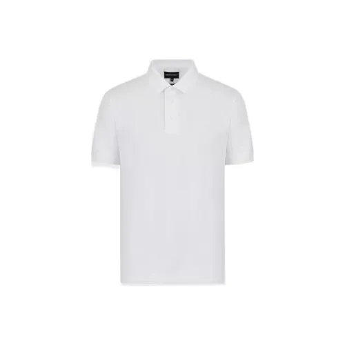 EMPORIO ARMANI SS23 Белая Мужская Рубашка Поло