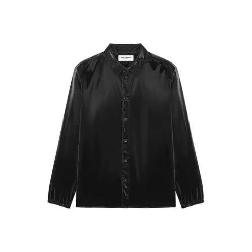 SAINT LAURENT Рубашка Мужская Черная