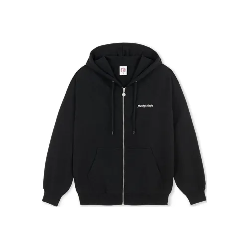 POLAR SKATE CO SS24 12 Faces По умолчанию Zip Толстовка Свитшот Мужской Черный