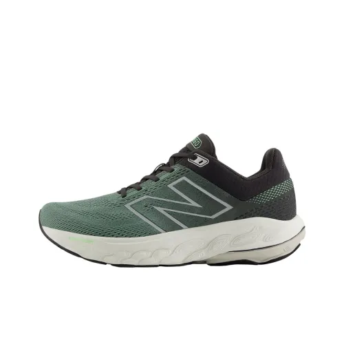 New Balance Fresh Foam X 860v14 Низкий Топ Беговые кроссовки Мужские Черный Зеленый