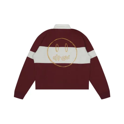 Drew House Темно-красное унисекс поло