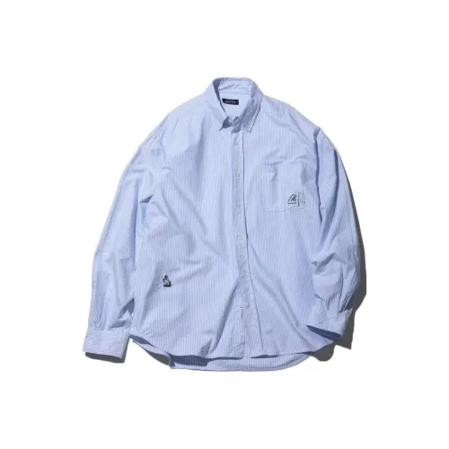 NAUTICA JAPAN Blue Men's Shirts NAUTICA JAPAN Синий Мужские Рубашки